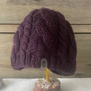 North face cable knit hat